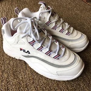 Fila Disruptor White Sneakers 7 1/2